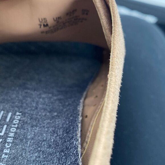 Dr Scholls Be Free Improved Perforated Comfort Loafers Beige‎ Slip-On Size 7 - Picture 9 of 10